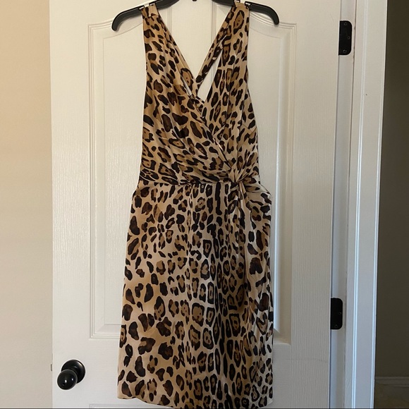 Ralph Lauren sexy leopard print dress sz10 - Picture 2 of 9